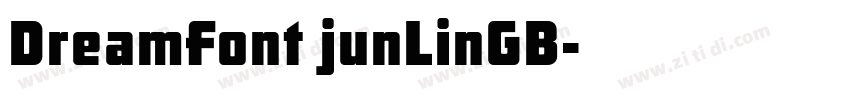 DreamFont junLinGB字体转换